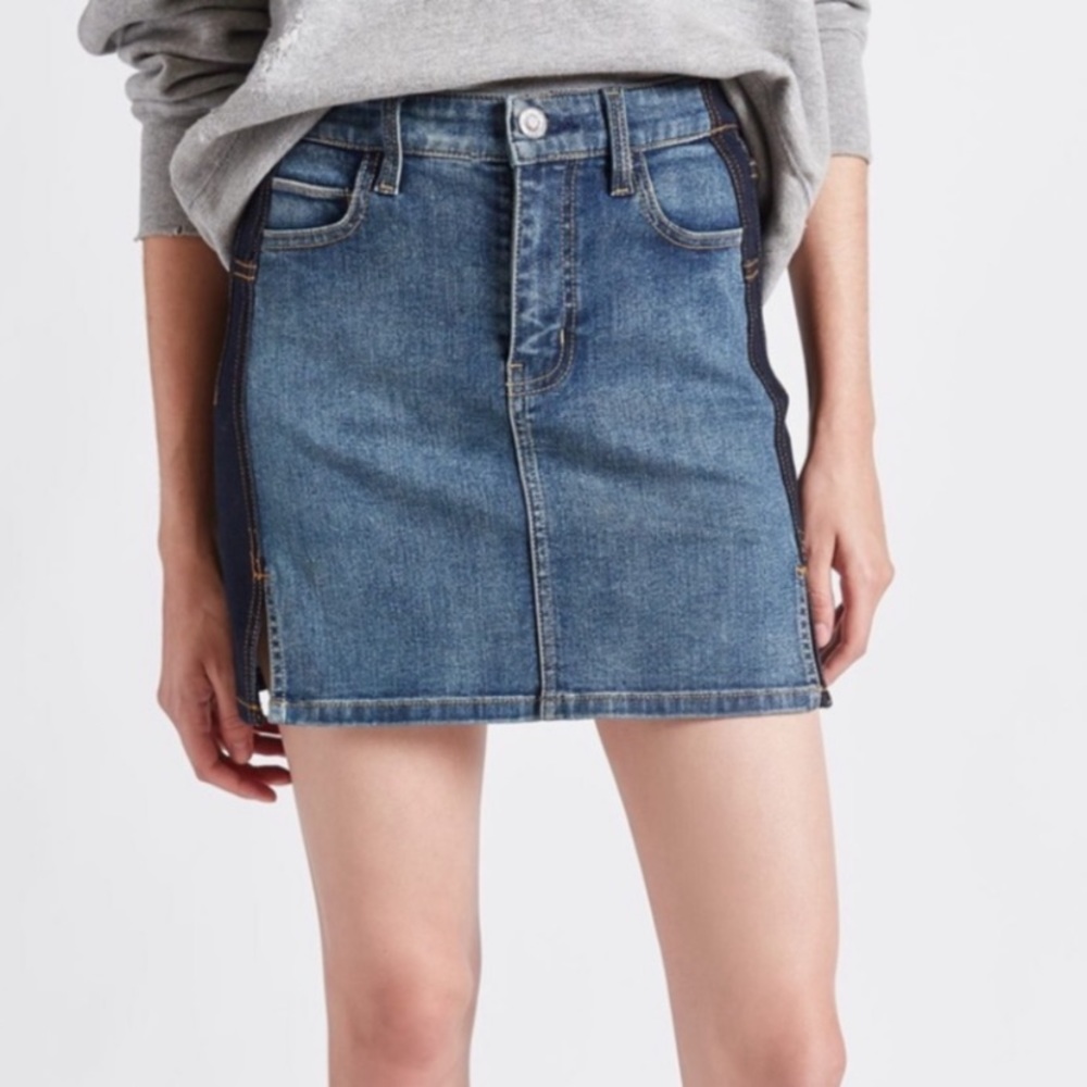current/elliott mashed mini skirt size 26